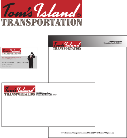 Business Card, letterhead and envelope designs